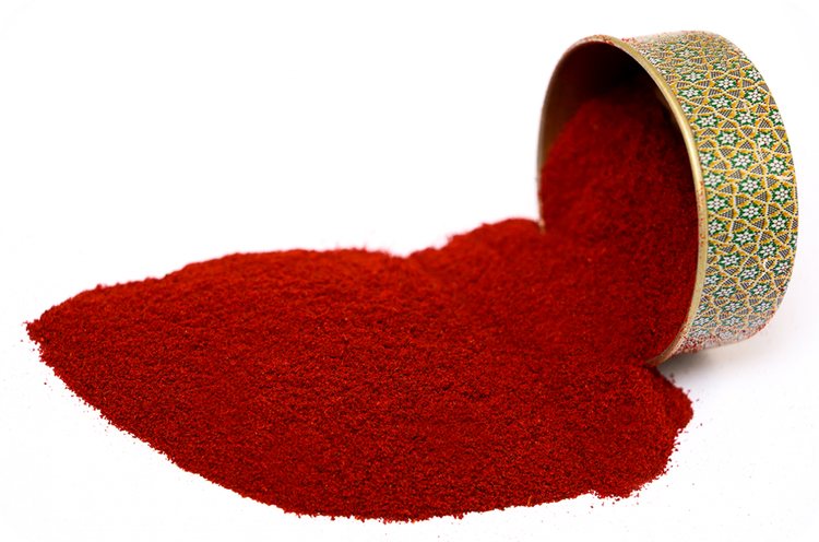 خرید پودر زعفران فلهای صادراتی با کیفیت بالا، دارای گواهینامههای بینالمللی | زافارونه فروشگاه تخصصی زعفران صادراتی